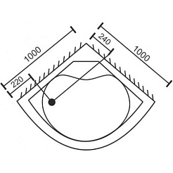 Royal Bath Душевой поддон RB 100BK – фотография-3
